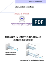 Axially Loaded Members: Sanjoy K. Ghoshal