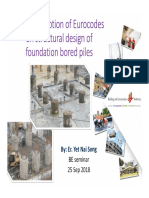 A Misconception of EC On Structural Design of Foundation Bored Piles