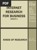 Internet Research-For-Business Report Grp2