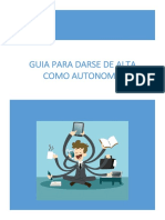 Guia para Darse de Alta Como Autonomo