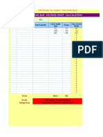 Bus Bar Voltage Drop Calculation: Bus Bar No SR - No Location Sub Panel No Power Line Length (MT) Line Current (Amp)