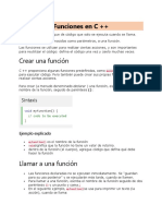 Funciones de C++