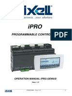 Programmable Controller: Operation Manual Ipro - Genius