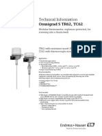 Technical Information Omnigrad S TR62, TC62: Modular Thermometer, Explosion-Protected, For Screwing Into A Thermowell