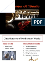 Mediums of Music