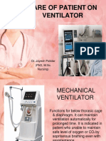 Care of Patient On Ventilator