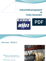 Industrialtraningreport at Turbo Generator