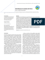 Association of Periodontal Diseases To Anxiety and Stress: Review Article