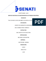 Proyecto de Investigacion Senati 2018 II Juliaca