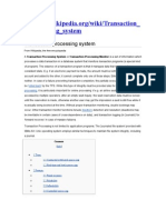 Transaction Processing System