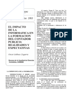 Impacto de La Informatica y El Contador Publico PDF