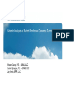 Seismic Analysis of Buried Reinforced Concrete Tunnels