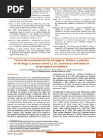 Curvas de Acumulación de Nitrógeno, Fósforo y Potasio en Lechuga (Lactuca Sativa L.) Cv. Coolward Cultivada en Invernadero en México