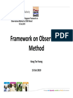 01 - Framework On Observation Method