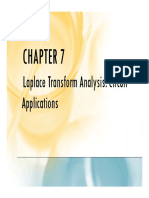 Laplace Transform Analysis: Circuit Applications Applications