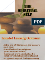 Lecture 9 Spiritual Self