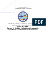 Control de Gestion y Evaluación de Desempeño