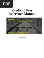 RoadRuf User Reference Manual