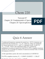 Chem220 Spectrophotometry