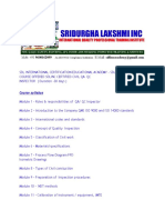 Syllabus Civil Qaqc Course Sdlinc 9600162099 PDF