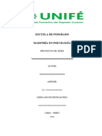 Proyecto de Tesis - Unife