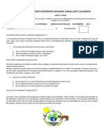 Bimestral Ciencias Naturales 6º