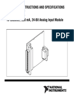 Operating Instructions and Specifications