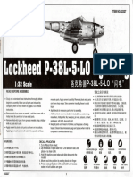 Trumpeter 1/32 P-38L Instructions