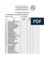 Mabini Avenue, Catbalogan City: Basic Education Department Pre - Deployment Listing Form