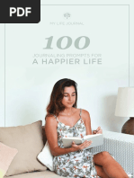 100 Prompts For A Happier Life - My Life Journal