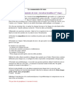 Le Commentaire de Textemethodex PDF