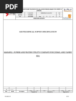 CV - Geotechnical Survey Specification. Rev A