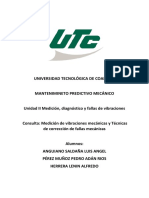 Medición de Vibraciones Mecánicas y Técnicas de Corrección de Fallas Mecánicas