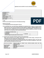 Application Form For CSWIP 10 Year Re-Certification (Overseas) With Logbook