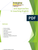 Methods and Approaches in Teaching English: Mónica Camacho