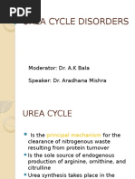 Urea Cycle Disorders