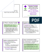 Random Variables: 8.1 What Is A Random Variable?