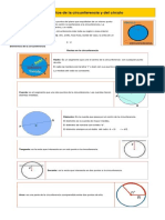 Elementos de La Circunferencia y Del Círculo