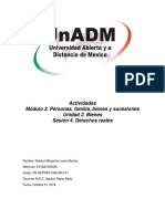 Actividades Módulo 3. Personas, Familia, Bienes y Sucesiones Unidad 2. Bienes Sesión 4. Derechos Reales