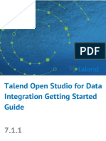 TalendOpenStudio DI GettingStarted EN 7.1.1 PDF