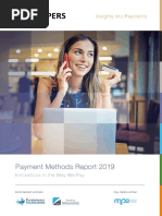 Payment Methods Report 2019 - Innovations in The Way We Pay