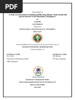 A Study On Construction of Optimal Portfolio Using Sharpe's Index Model With Special Reference To The Sharekhan at Bengaluru