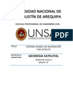 Universidad Nacional de San Agustín de Arequipa: Geodesia Satelital