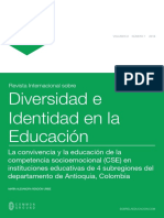 Rendón 2016 La Convivencia y La Educación de La Competencia Socioemocional