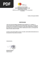 Certificado