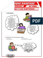 El Tema y Los Subtemas para Tercero de Secundaria