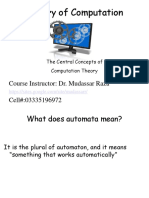 Lecture 2 Basics of Automata Theory