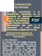 Jurisdicción Voluntaria.