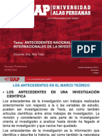 Antecedentes de Una Investigación