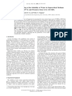 Measurement and Modeling of The Solubility of Water in Supercritical Methane and Ethane From 310 To 477 K and Pressures From 3.4 To 110 Mpa